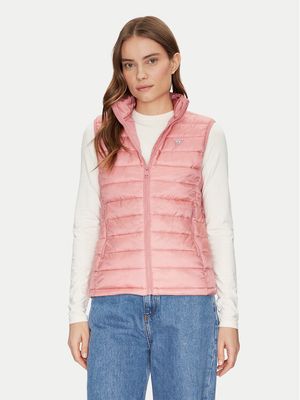 Kamizelka damska casual Guess Jeans ze sklepu: MODIVO w kategorii: Kamizelki damskie - zdjęcie WP-EBWP-BKLVO-LN0_0000304597176