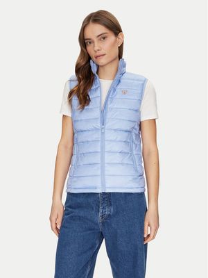 Kamizelka damska casualowa Guess Jeans ze sklepu: MODIVO w kategorii: Kamizelki damskie - zdjęcie WP-EBWP-BKLVO-LN0_0000304597183