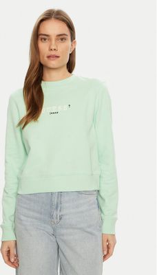 Bluza damska w stylu młodzieżowym Guess Jeans ze sklepu: MODIVO w kategorii: Bluzy damskie - zdjęcie WP-EBWP-BKLVO-LN0_0000304597893