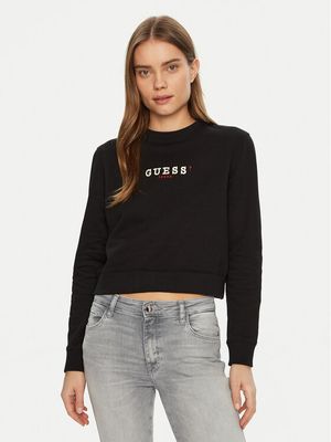 Bluza damska w stylu młodzieżowym Guess Jeans ze sklepu: MODIVO w kategorii: Bluzy damskie - zdjęcie WP-EBWP-BKLVO-LN0_0000304597916
