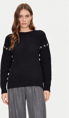 Sweter damski casual Guess ze sklepu: MODIVO w kategorii: Swetry damskie - zdjęcie WP-EBWP-BKLVO-LN0_0000304598678