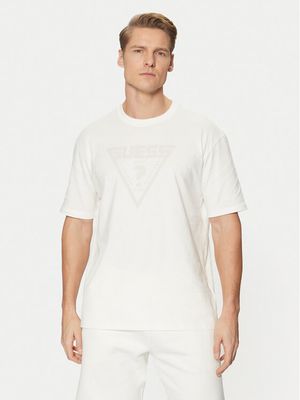 T-shirt męski casual Guess ze sklepu: MODIVO w kategorii: T-shirty męskie - zdjęcie WP-EBWP-BKLVO-LN0_0000304599644