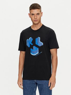 T-shirt męski na lato Karl Lagerfeld Jeans ze sklepu: MODIVO w kategorii: T-shirty męskie - zdjęcie WP-EBWP-BKLVO-LN0_0000304600821