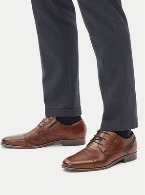 Buty eleganckie męskie na jesień Bugatti ze sklepu: MODIVO w kategorii: Buty eleganckie męskie - zdjęcie WP-EBWP-BKLVO-LN0_0000304601583