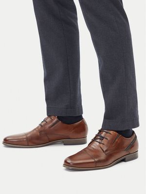 Buty eleganckie męskie na jesień Bugatti ze sklepu: MODIVO w kategorii: Buty eleganckie męskie - zdjęcie WP-EBWP-BKLVO-LN0_0000304601583