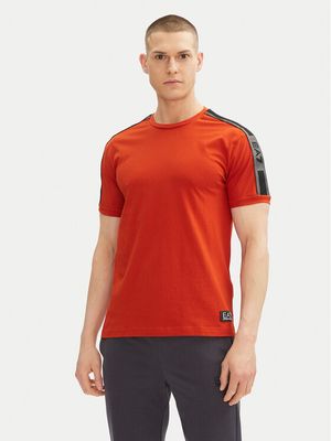 T-shirt męski na lato EA7 Emporio Armani ze sklepu: MODIVO w kategorii: T-shirty męskie - zdjęcie WP-EBWP-BKLVO-LN0_0000304611810