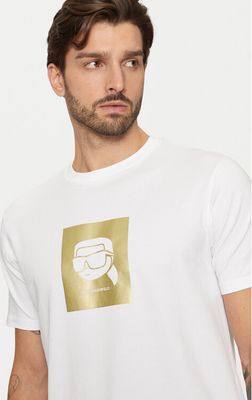 T-shirt męski na wiosnę Karl Lagerfeld ze sklepu: MODIVO w kategorii: T-shirty męskie - zdjęcie WP-EBWP-BKLVO-LN0_0000304612480