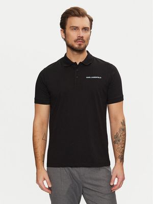 T-shirt męski casualowy Karl Lagerfeld ze sklepu: MODIVO w kategorii: T-shirty męskie - zdjęcie WP-EBWP-BKLVO-LN0_0000304612893