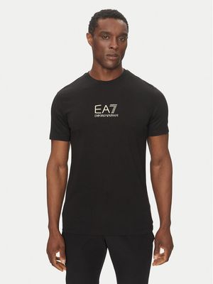 T-shirt męski młodzieżowy EA7 Emporio Armani ze sklepu: MODIVO w kategorii: T-shirty męskie - zdjęcie WP-EBWP-BKLVO-LN0_0000304613586