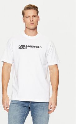 T-shirt męski młodzieżowy Karl Lagerfeld Jeans ze sklepu: MODIVO w kategorii: T-shirty męskie - zdjęcie WP-EBWP-BKLVO-LN0_0000304613838