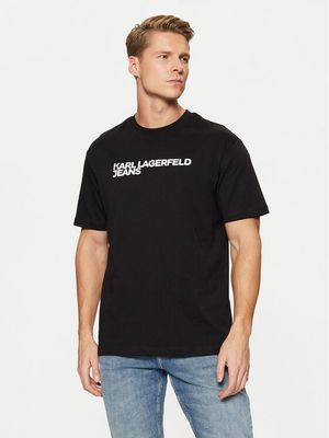 T-shirt męski młodzieżowy Karl Lagerfeld Jeans ze sklepu: MODIVO w kategorii: T-shirty męskie - zdjęcie WP-EBWP-BKLVO-LN0_0000304613845
