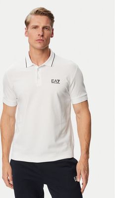 T-shirt męski casual EA7 Emporio Armani ze sklepu: MODIVO w kategorii: T-shirty męskie - zdjęcie WP-EBWP-BKLVO-LN0_0000304615412