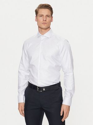 BOSS - Koszula męska z klasycznym kołnierzykiem wiosenna ze sklepu: MODIVO w kategorii: Koszule męskie - zdjęcie WP-EBWP-BKLVO-LN0_0000304632983