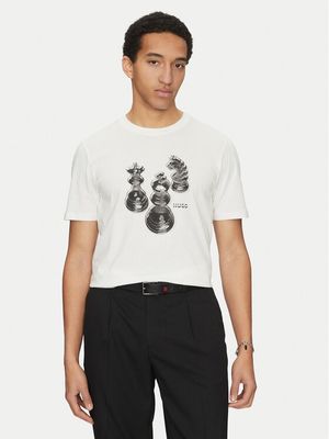 T-shirt męski wiosenny HUGO ze sklepu: MODIVO w kategorii: T-shirty męskie - zdjęcie WP-EBWP-BKLVO-LN0_0000304634796