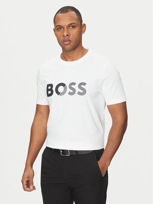 T-shirt męski na wiosnę BOSS ze sklepu: MODIVO w kategorii: T-shirty męskie - zdjęcie WP-EBWP-BKLVO-LN0_0000304636370