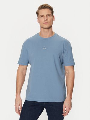T-shirt męski casualowy BOSS ze sklepu: MODIVO w kategorii: T-shirty męskie - zdjęcie WP-EBWP-BKLVO-LN0_0000304636806