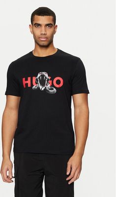 T-shirt męski na wiosnę HUGO ze sklepu: MODIVO w kategorii: T-shirty męskie - zdjęcie WP-EBWP-BKLVO-LN0_0000304637698