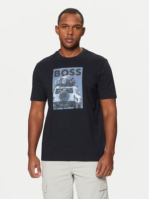 T-shirt męski młodzieżowy BOSS ze sklepu: MODIVO w kategorii: T-shirty męskie - zdjęcie WP-EBWP-BKLVO-LN0_0000304638770