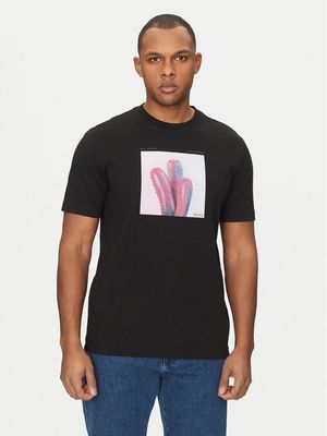 T-shirt męski w stylu młodzieżowym BOSS ze sklepu: MODIVO w kategorii: T-shirty męskie - zdjęcie WP-EBWP-BKLVO-LN0_0000304638794