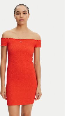 Tommy Jeans - Sukienka ze sklepu: MODIVO w kategorii: Sukienki - zdjęcie WP-EBWP-BKLVO-LN0_0000304640155