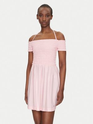 Sukienka dopasowana Tommy Jeans ze sklepu: MODIVO w kategorii: Sukienki - zdjęcie WP-EBWP-BKLVO-LN0_0000304640476