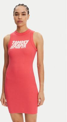 Sukienka dopasowana Tommy Jeans ze sklepu: MODIVO w kategorii: Sukienki - zdjęcie WP-EBWP-BKLVO-LN0_0000304640759