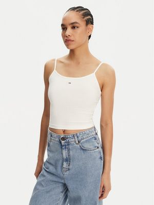 Tommy Jeans - Bluzka damska na lato casual ze sklepu: MODIVO w kategorii: Bluzki damskie - zdjęcie WP-EBWP-BKLVO-LN0_0000304642005