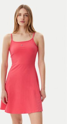 Tommy Jeans - Sukienka na lato dopasowana ze sklepu: MODIVO w kategorii: Sukienki - zdjęcie WP-EBWP-BKLVO-LN0_0000304642180
