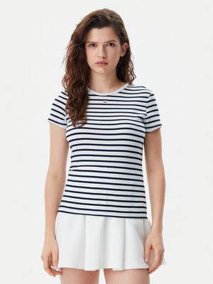 Bluzka damska casual Tommy Jeans ze sklepu: MODIVO w kategorii: Bluzki damskie - zdjęcie WP-EBWP-BKLVO-LN0_0000304642654