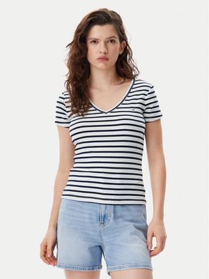 Bluzka damska Tommy Jeans ze sklepu: MODIVO w kategorii: Bluzki damskie - zdjęcie WP-EBWP-BKLVO-LN0_0000304642715