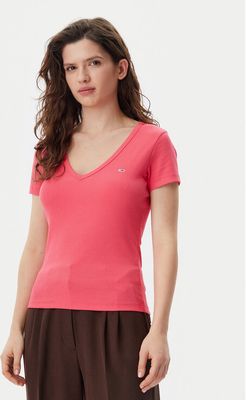 Bluzka damska na wiosnę Tommy Jeans ze sklepu: MODIVO w kategorii: Bluzki damskie - zdjęcie WP-EBWP-BKLVO-LN0_0000304642722