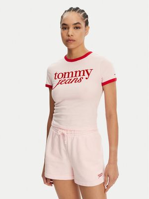 Bluzka damska młodzieżowa Tommy Jeans ze sklepu: MODIVO w kategorii: Bluzki damskie - zdjęcie WP-EBWP-BKLVO-LN0_0000304644733