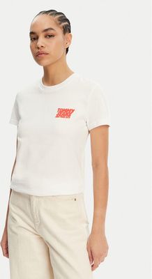 Bluzka damska casual Tommy Jeans ze sklepu: MODIVO w kategorii: Bluzki damskie - zdjęcie WP-EBWP-BKLVO-LN0_0000304644788