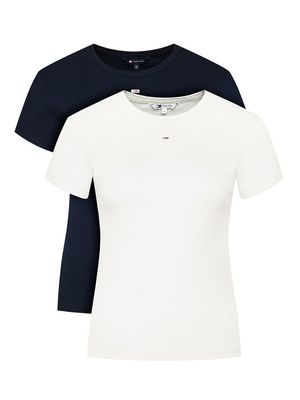 Bluzka damska casual Tommy Jeans ze sklepu: MODIVO w kategorii: Bluzki damskie - zdjęcie WP-EBWP-BKLVO-LN0_0000304644825