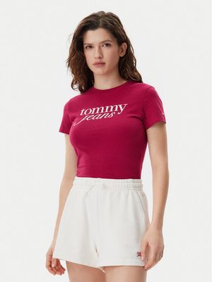 Bluzka damska wiosenna Tommy Jeans ze sklepu: MODIVO w kategorii: Bluzki damskie - zdjęcie WP-EBWP-BKLVO-LN0_0000304646812
