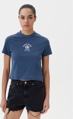 Bluzka damska na wiosnę w stylu młodzieżowym Tommy Jeans ze sklepu: MODIVO w kategorii: Bluzki damskie - zdjęcie WP-EBWP-BKLVO-LN0_0000304646898