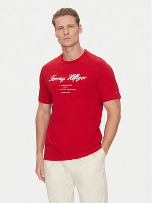 T-shirt męski wiosenny Tommy Hilfiger ze sklepu: MODIVO w kategorii: T-shirty męskie - zdjęcie WP-EBWP-BKLVO-LN0_0000304650390