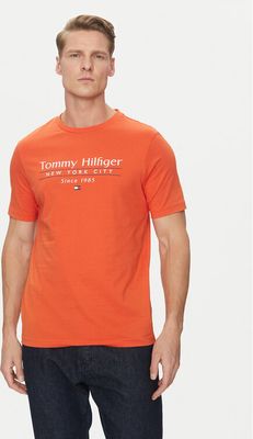 Tommy Hilfiger - T-shirt męski w stylu młodzieżowym ze sklepu: MODIVO w kategorii: T-shirty męskie - zdjęcie WP-EBWP-BKLVO-LN0_0000304653551
