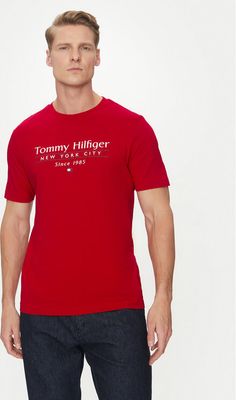 T-shirt męski na wiosnę Tommy Hilfiger ze sklepu: MODIVO w kategorii: T-shirty męskie - zdjęcie WP-EBWP-BKLVO-LN0_0000304653568