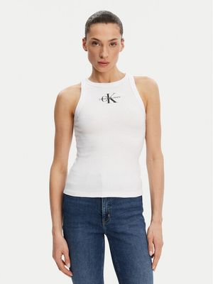 Bluzka damska na lato w stylu młodzieżowym Calvin Klein Jeans ze sklepu: MODIVO w kategorii: Bluzki damskie - zdjęcie WP-EBWP-BKLVO-LN0_0000304655029