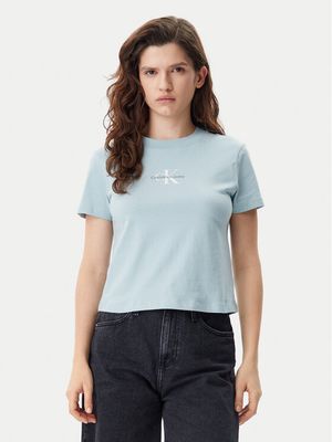 Bluzka damska na wiosnę Calvin Klein Jeans ze sklepu: MODIVO w kategorii: Bluzki damskie - zdjęcie WP-EBWP-BKLVO-LN0_0000304655111