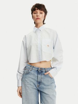 Koszula damska wiosenna Calvin Klein Jeans ze sklepu: MODIVO w kategorii: Koszule damskie - zdjęcie WP-EBWP-BKLVO-LN0_0000304655524