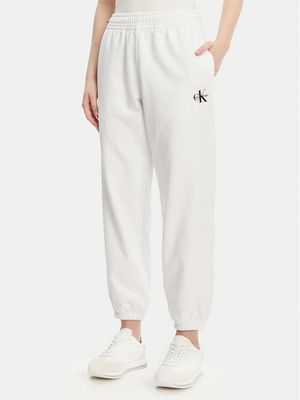 Spodnie damskie wiosenne Calvin Klein Jeans ze sklepu: MODIVO w kategorii: Spodnie damskie - zdjęcie WP-EBWP-BKLVO-LN0_0000304657405
