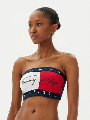 Biustonosz z napisem Tommy Hilfiger ze sklepu: MODIVO w kategorii: Biustonosze - zdjęcie WP-EBWP-BKLVO-LN0_0000304659133