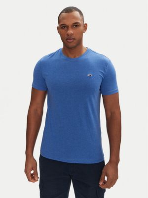T-shirt męski w stylu klasycznym Tommy Jeans ze sklepu: MODIVO w kategorii: T-shirty męskie - zdjęcie WP-EBWP-BKLVO-LN0_0000304660177