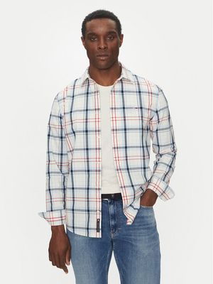 Koszula męska z klasycznym kołnierzykiem Tommy Jeans ze sklepu: MODIVO w kategorii: Koszule męskie - zdjęcie WP-EBWP-BKLVO-LN0_0000304660412