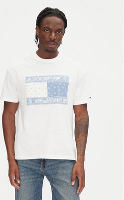 Tommy Jeans - T-shirt męski młodzieżowy ze sklepu: MODIVO w kategorii: T-shirty męskie - zdjęcie WP-EBWP-BKLVO-LN0_0000304660559