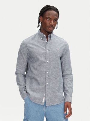Koszula męska z klasycznym kołnierzykiem Tommy Jeans ze sklepu: MODIVO w kategorii: Koszule męskie - zdjęcie WP-EBWP-BKLVO-LN0_0000304660658