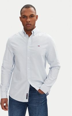 Koszula męska z klasycznym kołnierzykiem Tommy Jeans ze sklepu: MODIVO w kategorii: Koszule męskie - zdjęcie WP-EBWP-BKLVO-LN0_0000304660771