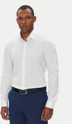 Koszula męska na wiosnę z klasycznym kołnierzykiem Calvin Klein ze sklepu: MODIVO w kategorii: Koszule męskie - zdjęcie WP-EBWP-BKLVO-LN0_0000304662096